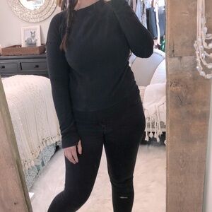 Zella size xsmall black athletic sweatshirt